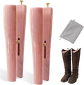 Cedar Boot Tree for Tall & Cowboy Boots, Adjustable Boot Stretcher Calf, 100% Natural Cedar, Reduce Creases Sagging
