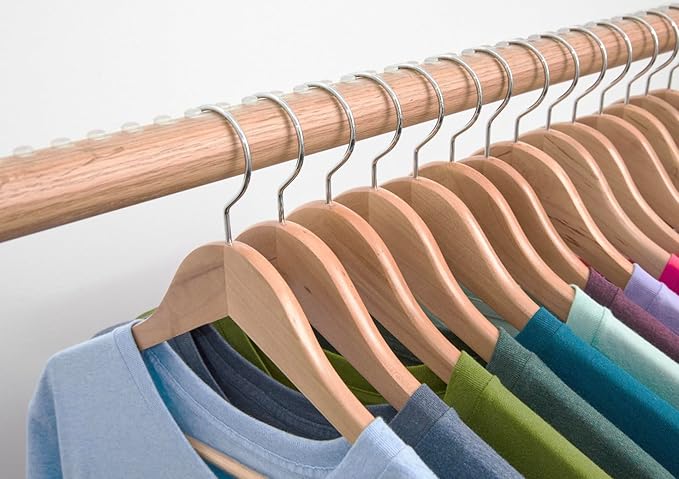 Roomedys® Spacing Tape for Hangers, Hanger Spacer, Clothes Divider, Closet Organizer, Perfectly Spaces Hangers & Clothing for Adults, Teens & Kids, Customizable - Clear - 6ft to Organize 102 Items