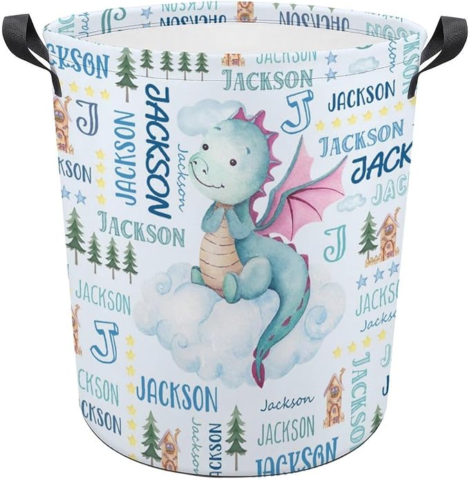 Chicken Laundry Basket,Custom Laundry Hamper with Name,Personalized Chicken Gifts for Boys Girls,Customize Collapsible Laundry Basket for Bedroom Bathroom,M-19.5"X 15.7"Chicken