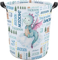 Chicken Laundry Basket,Custom Laundry Hamper with Name,Personalized Chicken Gifts for Boys Girls,Customize Collapsible Laundry Basket for Bedroom Bathroom,S-16.5"x 13.8"Chicken