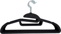 Simplify 24 Pack Ultimate Hanger | Great for Accessories | Organizing Belts | Scares | Ties | Non-Slip | Closet Organization | Black