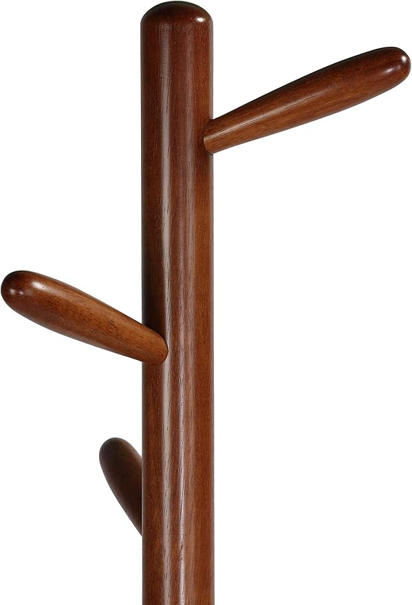 Cortesi Home Chandler Wooden Coat Rack, Oak