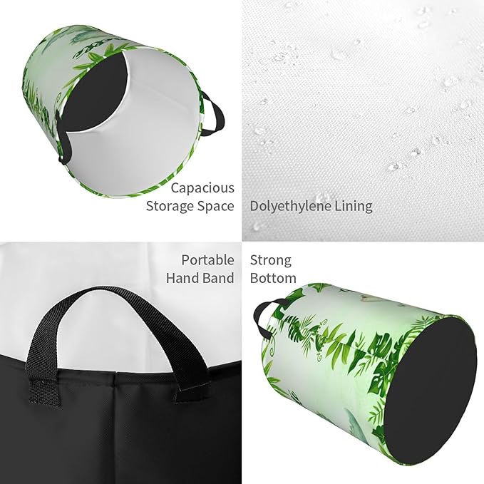 Personalized Dinosaur Laundry Basket For Baby Kids Boys Girls Adult Custom Hamper Basket With Name For Bathroom Bedrooms Collapsible Baby Laundry Basket, Dirty Clothes Hamper With Handles