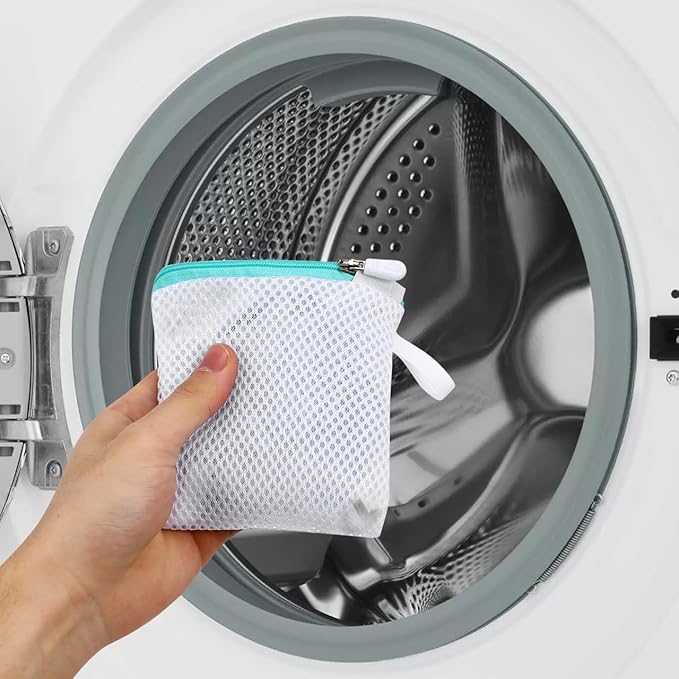 Luxshiny Mesh Laundry Bags for Delicates 8 Pack Mini Garment Washing Lingerie Laundry Bag for Washing Machine Socks Underwear Bras Travel Organizer