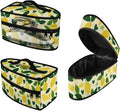 Lemon Print Steam Iron Case Travel Iron Organizer Handheld Steamer Holder with Handle Waterproof Travel Accessories, Case Only