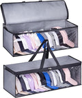 KIMBORA 2 PCS Wide Hat Storage for Baseball Caps Organizer with 2 Sturdy Handles Hat Racks Holder Grey Capbox Stackable for Home Travel