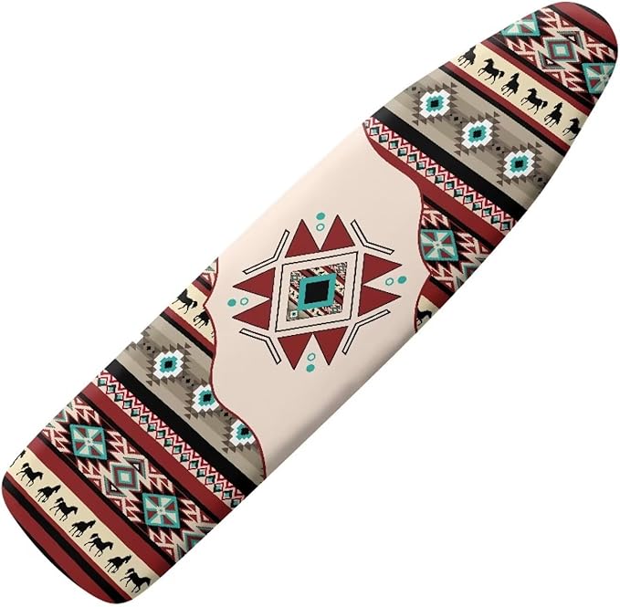 Aztec Ironing Board Cover,Ironing Board Covers,Western Ironing Board Cover,Tribal Ironing Board Cover,Aztec Tribal Print Red XX-Large