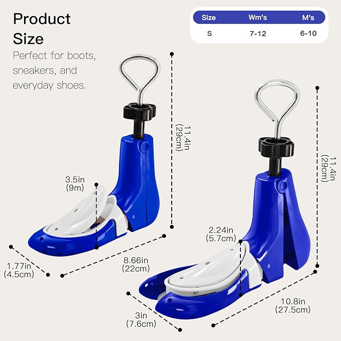eachway Shoe Stretcher Professional Boot Stretcher Pair 4-Way Shoe Expander Widener Width Length for Wide Feet 1pcsNot a Pair
