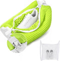 Shoe Washing Machine Bag, Shoe Laundry Bag for Washer and Dryer, Include Dry Net Bag, Reusable and Durable Zipper with Hook Design, Shoe Washing Bag for Sneaker (Green, 1 Pack)