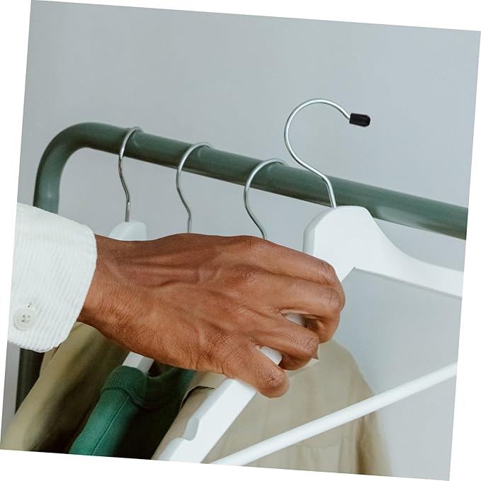 100pcs Hanger End Protective Caps Wire End Protectors for Clothes Hangers Smooth Hook Tip Covers to Prevent Damage and Longevity