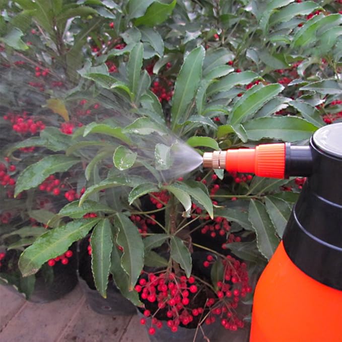 MyLifeUNIT Hand Pressure Sprayer, Spray Bottle with Adjustable Pressure Nozzle for Plants, 35 OZ (Pack of 2)