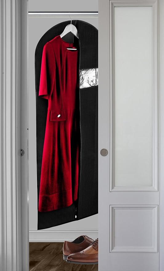 Handy Laundry Fabric Garment Bag - Protect Your Clothing While Traveling and Dust Free While Hanging in Your Closet. These Bags are Ideal for Coats, Suits, Dresses or Gowns - Set of 2 (24 X 54 Inches)