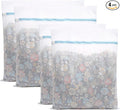 4 Pcs Large Mesh Laundry Bags for Delicates Intimates Lingerie with Zipper 2 Pcs 24” x 24”, 2 Pcs 20” x 24”