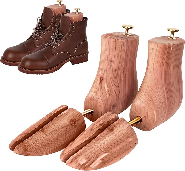 Cedar Boot Trees for Men & Women- Shoe Tree for Boots - Shoe & Boot Trees - Boot Stretcher & Shaper