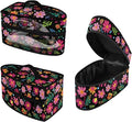 Abstract Daisy Flower Print Steam Iron Case Steamer Storage Bag Portable Travel Iron Carrier Bag with Handle Lightweight Iron Accessories, Case Only