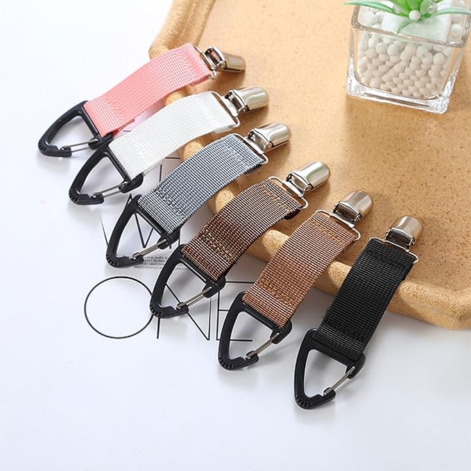 DRESHOW Elastic Hat Clip for Travel - Hat Holder for Bags Luggage Backpack, Outdoor Travel Accessory Travel Hat Clip