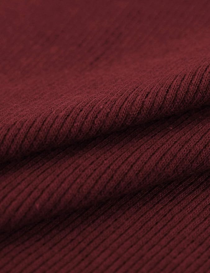 Ohoo Ribbed Cotton Blend Fake Turtleneck Dickey Collar Lightweight Detachable Mock Layering Accessory for Men Women