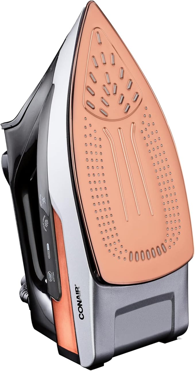 1875 Watt Self Cleaning Steam Iron, with 3-Way Auto Shut Off and Nano Titanium Soleplate