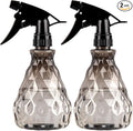 2 Pcs Spray Bottles, 500 ml/17 oz Empty Water Spray Bottles, Plastic Reusable Adjustable Mist Sprayer Squirt Bottles Containers Refillable for Cleaning Solutions, Gardening, Plants (Grey)