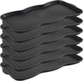 Boot Tray for Entryway, 6 Pack Waterproof Shoe Trays for Indoor Outdoor Use 30"x15" Durable Shoe Mat with Raised Edge, Non-Slip Tray for Boots, Pets, Garden & Muddy Shoes