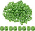 PATIKIL 300 Pcs Clothes Hanger Markers XS Fit Rod Garment Size Tag Hanger Clips Round Color Coding Label for Clothing, Light Green