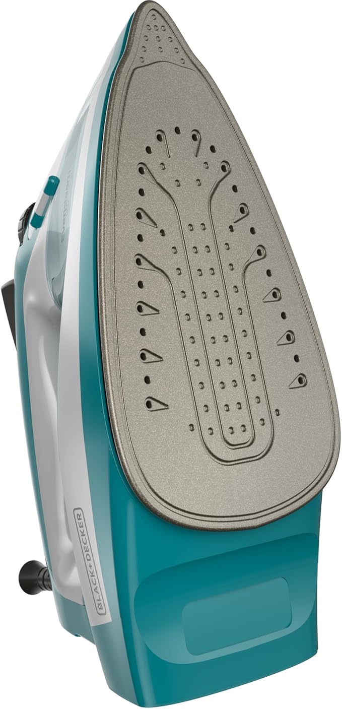 BLACK+DECKER IR16X One-Step Garment Steam Iron with Stainless Nonstick Soleplate, One Size, Turquoise
