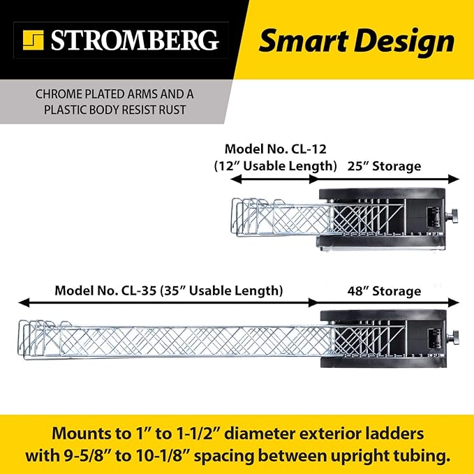 Stromberg Carlson Extend-A-Line 35" Clothes Line – Retractable, Rack Hanger, Folding Swing Arm with Versatile Towel Bar for RVs, Drying, Motorhomes, Campers, and Home Laundry Spaces