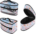 Cherry Blossom Iron Portable Storage Bag Fits for Accessories Travel Irons Easy to Clean Colorful Steam Iron Storage Bag with Smooth Zipper