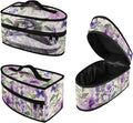 Lavender Iron Organizer Carrier Bag Dustproof Mini Iron Storage Case Protective Carrying Bag Foldable Portable Carrying Storage Bags with Handle