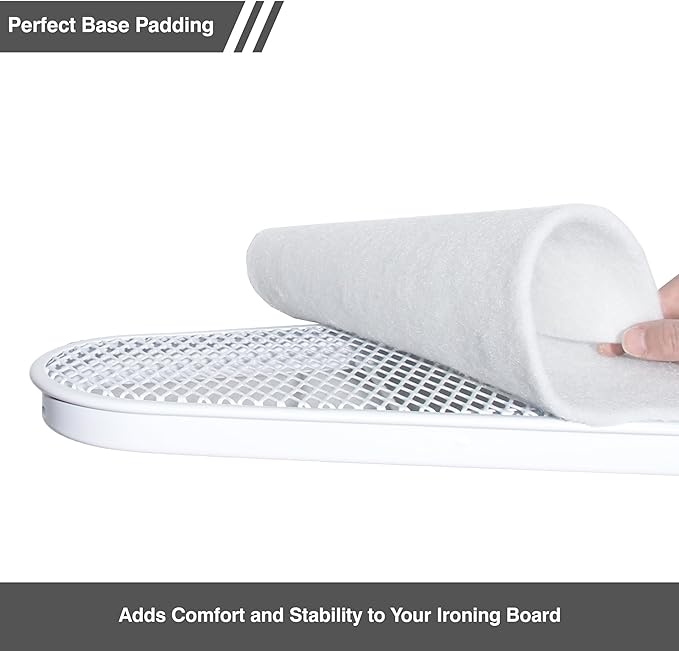 Ironing Board Padding Only, Heavy Duty Standard Ironing Board Pad Replacement, Cut-to-Fit for Standard, Wide & Large Board Sizes up to 21 x 57 Inches
