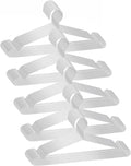 Clothes Hangers 50 Pack - Heavy Duty Stainless Steel Metal Hangers, Ultra Thin Space Saving Wire Coat Hangers with Non-Slip Shoulders (16.5 Inch)