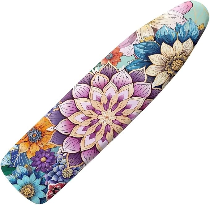 Ironing Board Cover - Resist Scorching, Durable, Extra Wide - Mandala