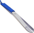 Long Metal Shoe Horn - 15 inches Stainless Steel Shoehorn with Paracord handle for Men, Women, Kids, Boots and All Shoes