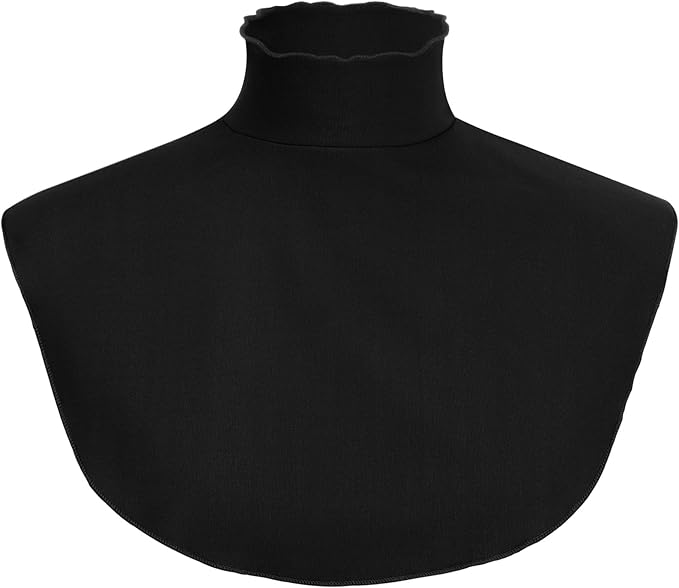 Turtleneck Dickey Extra Large Fake Collar Detachable Dickey Collar Half Mock Turtleneck for Men Women