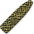 Extra Thick Ironing Board Cover and Pad, Yellow Modern Geometric 15x54 Ironing Board Cover, Resist Scorching and Staining,Elastic Edges,Abstract Art