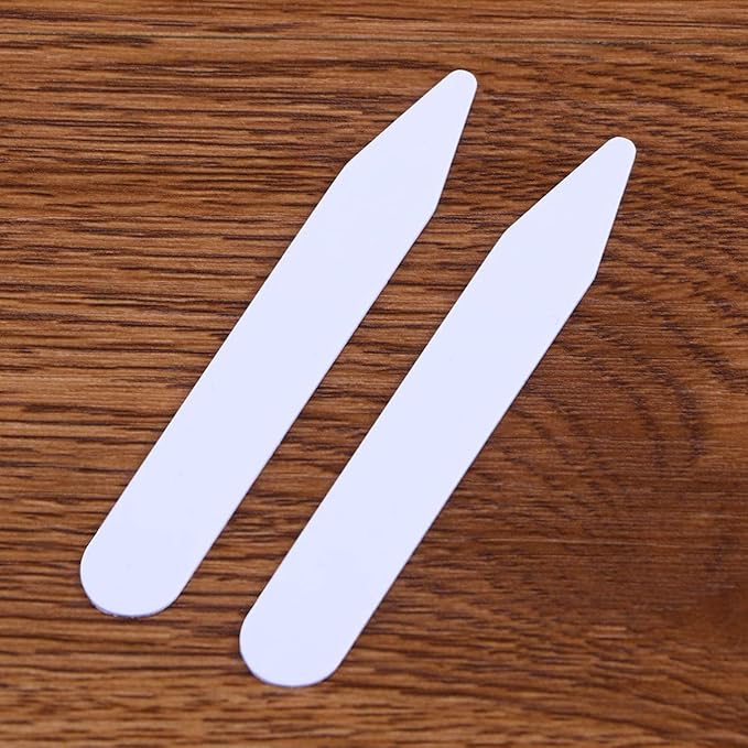 NUOBESTY Shirt Collar Band Collar Strip in 3 Sizes 200pcs for Shirt Men Dressing
