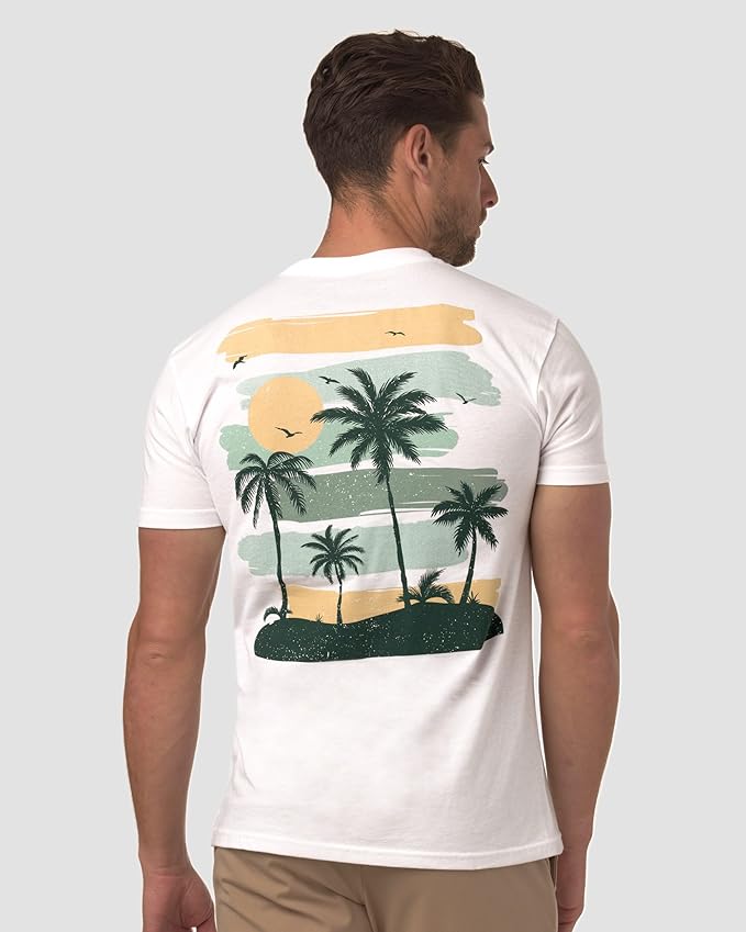 INTO THE AM Graphic Tees for Men S - 4XL Premium Short Sleeve Colorful T-Shirts Trippy Space Designs
