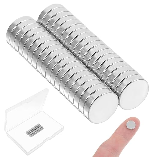 Small Attractive NdFeb 36PCs, 9x2mm Rare Earth Strong Attractive for Collar Stays, DIY, Electronic Components, Crafts, Neodymium for Crafts, Whiteboard, Kitchen