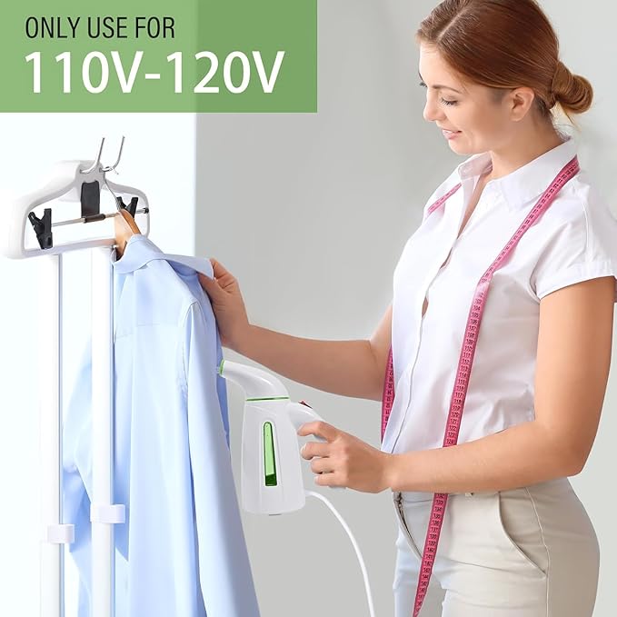 OGHom Steamer for Clothes, Portable Handheld Clothing Garment Steamer, 240ml Large Capacity 700W Travel Steam Iron 30 Second Fast Heat Up (Pale Green)