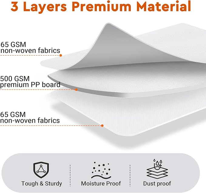 2 Pack Bed Sheet Closet Organizers and Storage,Sturdy Foldable Storage Containers with Window and Label,Storage and Organization for Bedding Sheets,Duvet Covers,Blankets (White)