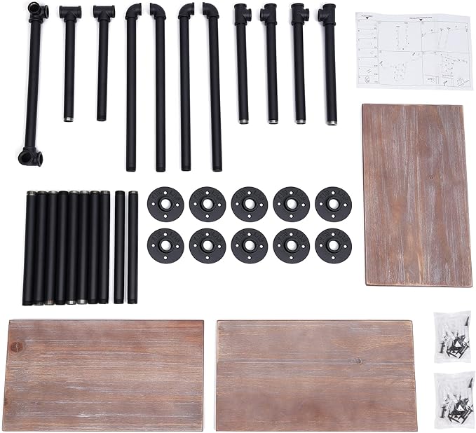 Industrial Pipe Clothing Rack Wall Mount Clothing Rack With Three Storage Shelves Clothing Display Rack Retail Display Clothes Rod Iron Garment Rack Multi-occasion Clothes Display Shelf
