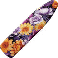 Flashideas Purple Flower Ironing Board Cover and Pad 15 x 54 Heavy Duty Iron Board Covers Standard Size Padding Decorative Covers for Most Iron Boards Ironing Pad Cover