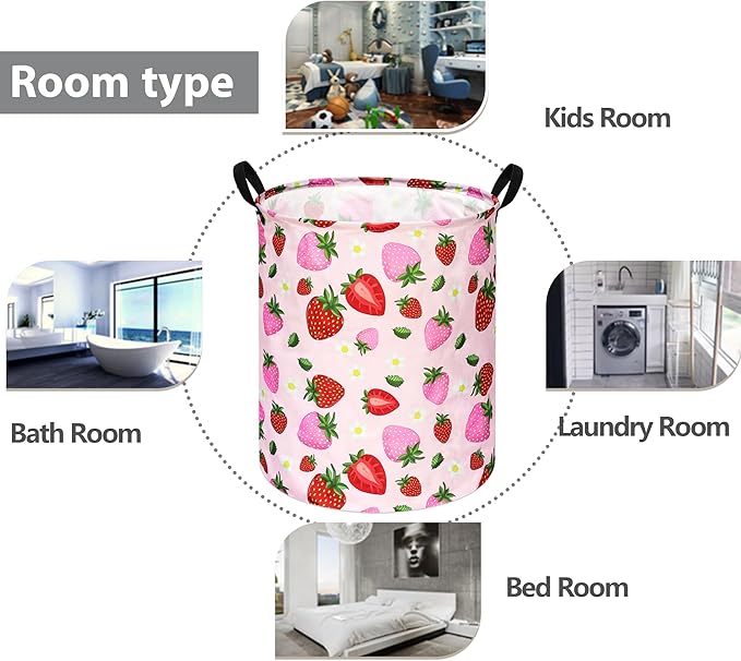 Girls Storage Basket Room Decor Organzer Bins Kids Laundry Hamper Nursery Hamper Gift Baskets for Home,Office