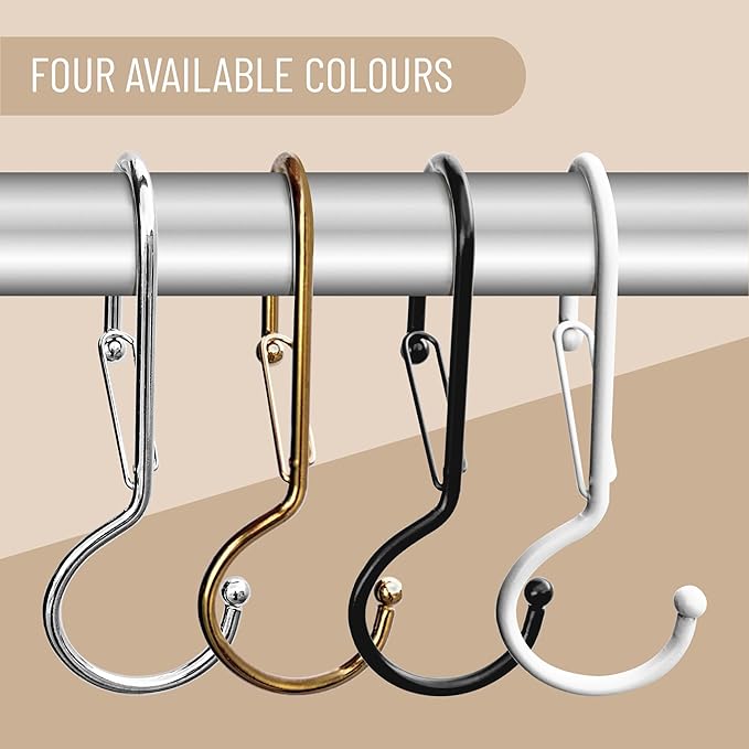 6 Purse Hanger for Closet. Tote Hanger. S-Shaped Hooks S Hooks Twist Design. Anti Drop S-Shaped Hook for Hanging Handbags with Safety Buckle to Prevent Falls. Heavy Duty. (White, Twisted)