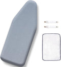 SheeChung 12.5"x32" Small Table Top Ironing Board Cover and Pad,Fits Mini Ironing Board,Extra Thick Padding,Elastic Cord&Fasteners,Heat Resistance(Ironing Board Not Included)