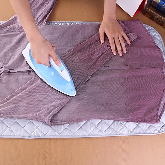 Ironing Blanket Mat Laundry Pad Portable Folding Cotton Ironing Blanket 60 x 120 cm