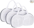 3Pcs Bra laundry bags,Bra Washing Bag for Laundry Lingerie Underwear Brassiere Bag,Lingerie Bags with 3D Skeleton for Washing Machine,Grey（A to C Cups）