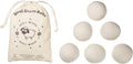 LuxmeCo Natural Organic Wool Laundry Dryer XL Premium Reusable Balls (Pack of 6) Fabric Softener