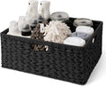 GRANNY SAYS Storage Basket for Organizing, Wicker Storage Basket for Shelf, Large Wicker Baskets for Organization, Decorative Baskets for Living Room and Entryway, 1-Pack
