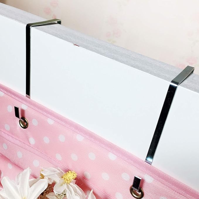 12 Pack Heavy Duty Stainless Steel Door Hanger Door Hooks Adjustable Over The Door Hook for Clothes Hanging Hats Keys Towels Coats Handbags Ornaments